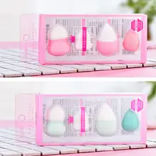 Яркий гламурный 4 шт. губка для макияжа Профессиональная пуховка жидкий крем гладкая Косметическая пышная форма тыквы+ форма капли