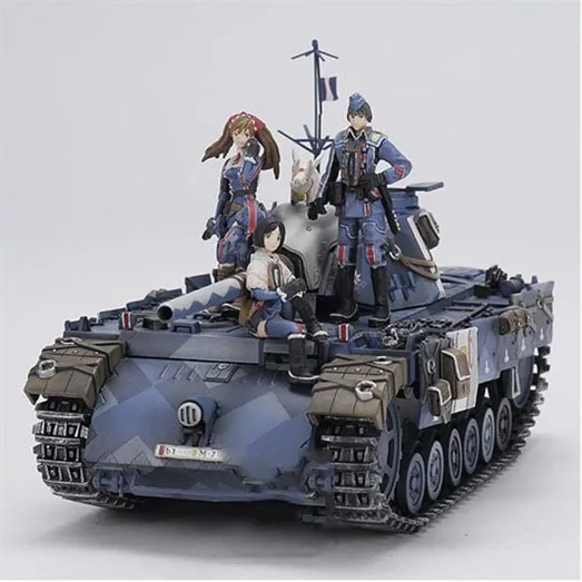 1/35 смоляная Модель Строительный набор фигурка танка(3 фигурки со Свинкой, без бака