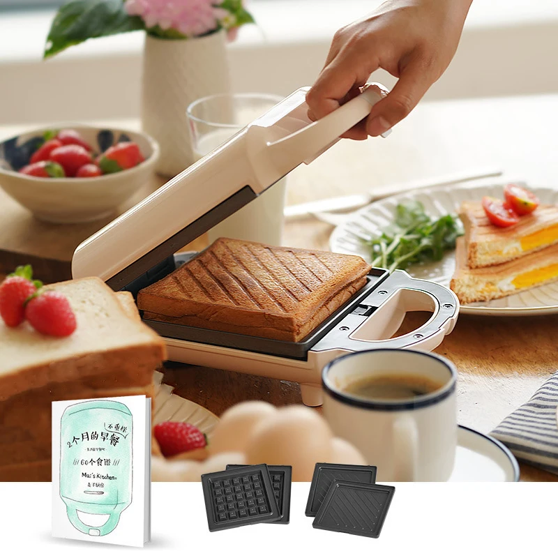 

220V Multi-function Electric Waffles Maker Iron Sandwich Maker Machine Bubble Egg Cake Oven Breakfast Waffle Machine