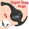 Super Long Anal Plug Inflatable Huge Butt Plug Vagina Anus Expansion Prostate Massage Ass Dilator Anal Sex Toys For Men Women 1
