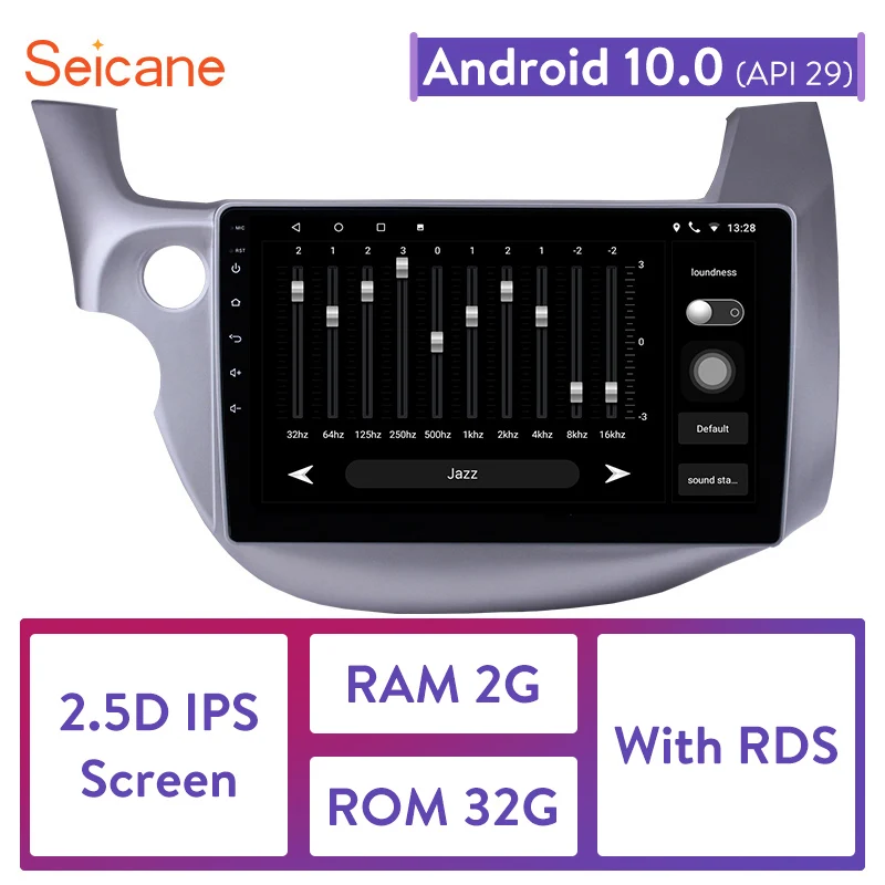 Seicane 10 1 дюймов 2din Android 0 HD 1024*600 сенсорный экран автомобильный GPS стерео FM-радио для