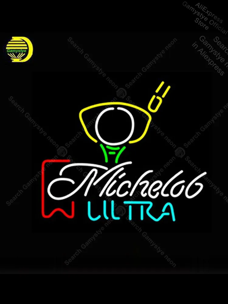 Неоновая вывеска для Micro OB ультра красная лента стеклянная Персонализированная