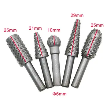 

5pcs Drill Bits Set 6mm Chamfering Micro Cutter Rotary Burr Metalworking