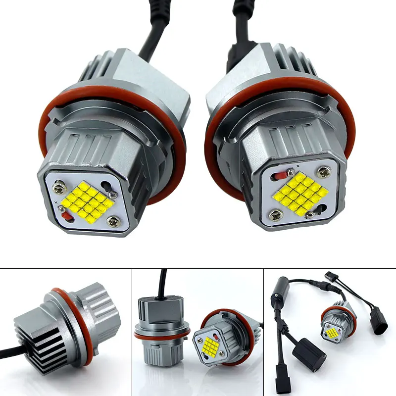 

2x160w CANbus LED Angel Eyes Marker Lights Bulbs white/Blue/Red For BMW E39 E53 E60 E61 E63 E64 E65 E66 E87 525i 530i 545i