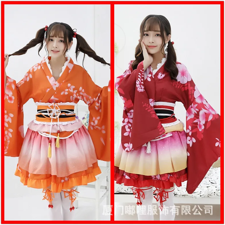 

LoveLive Bathrobe COS Play Daily Life WOMEN'S Dress Sea Not Really Ji Summer Day Offering Awakening Short And Clothing COS Bathr
