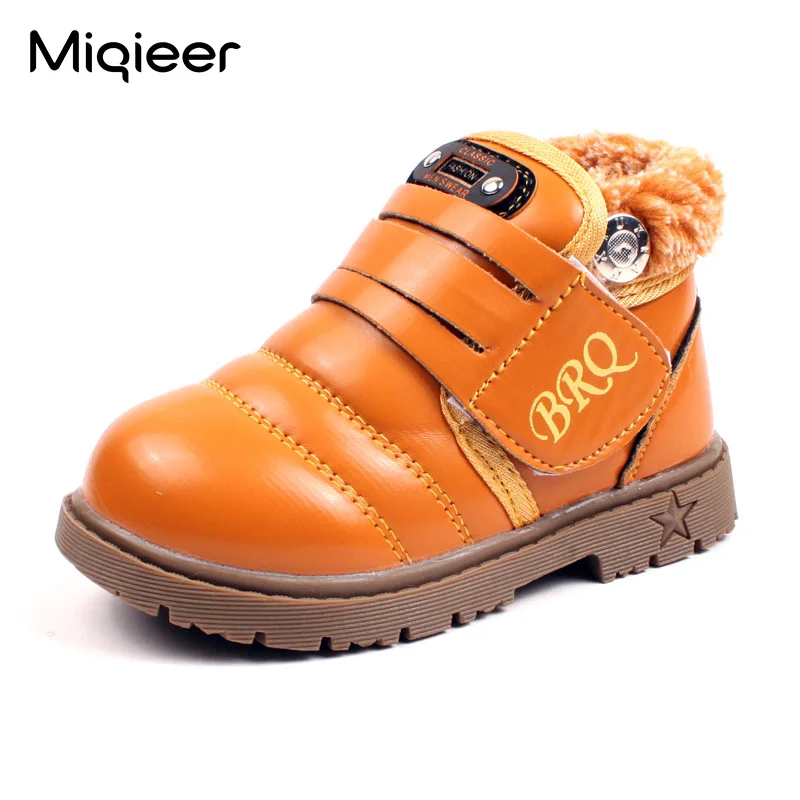 

2021 Baby Girl Shoes Boys Martin Boots Toddler Kids Casual Warm Ankle Shoes Rubber Sole Non Slip Fashion Children's Sneakers
