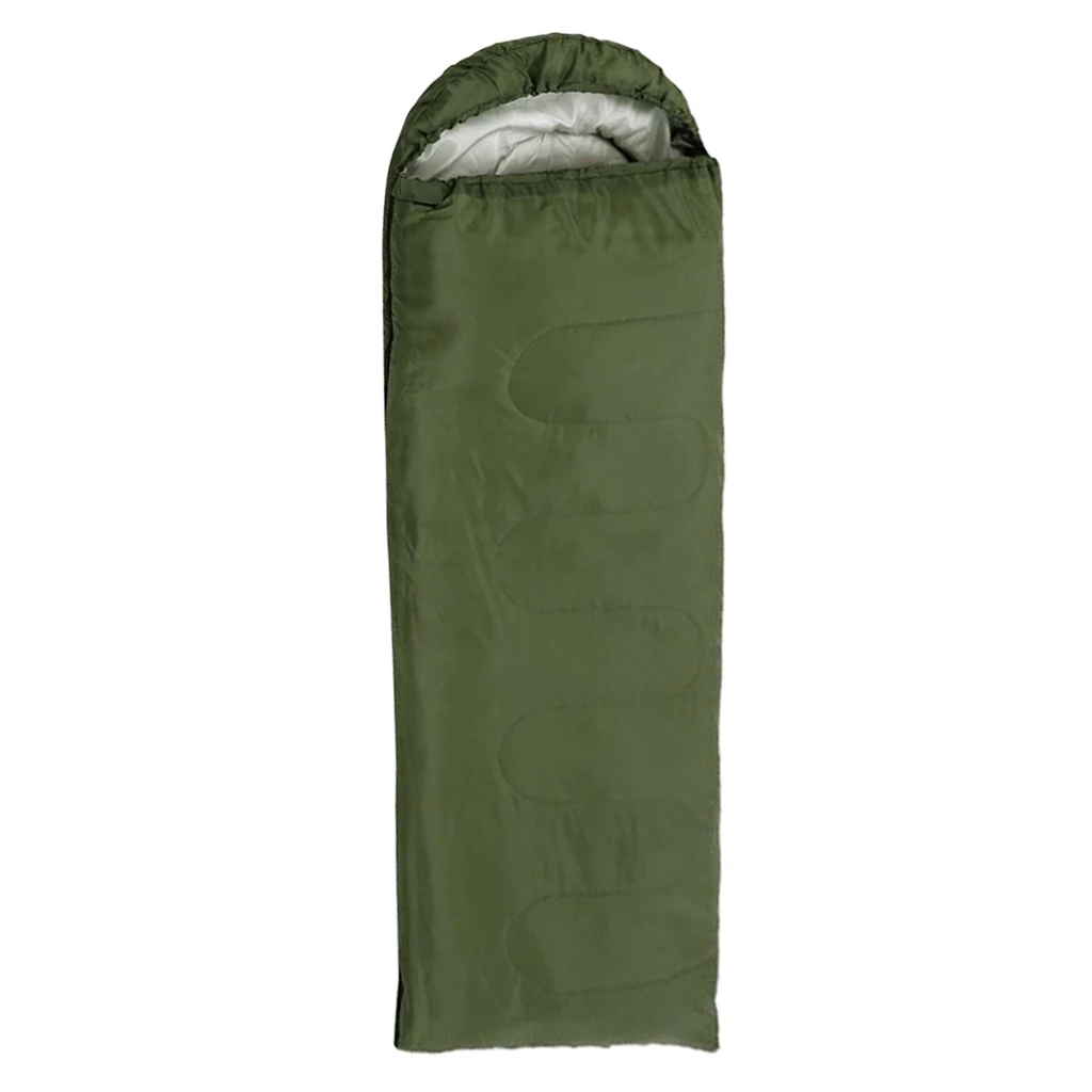 3 сезона один Открытый Кемпинг Туризм конверт спальный мешок водонепроницаемый портативный - Цвет: 0.7kg-Army Green