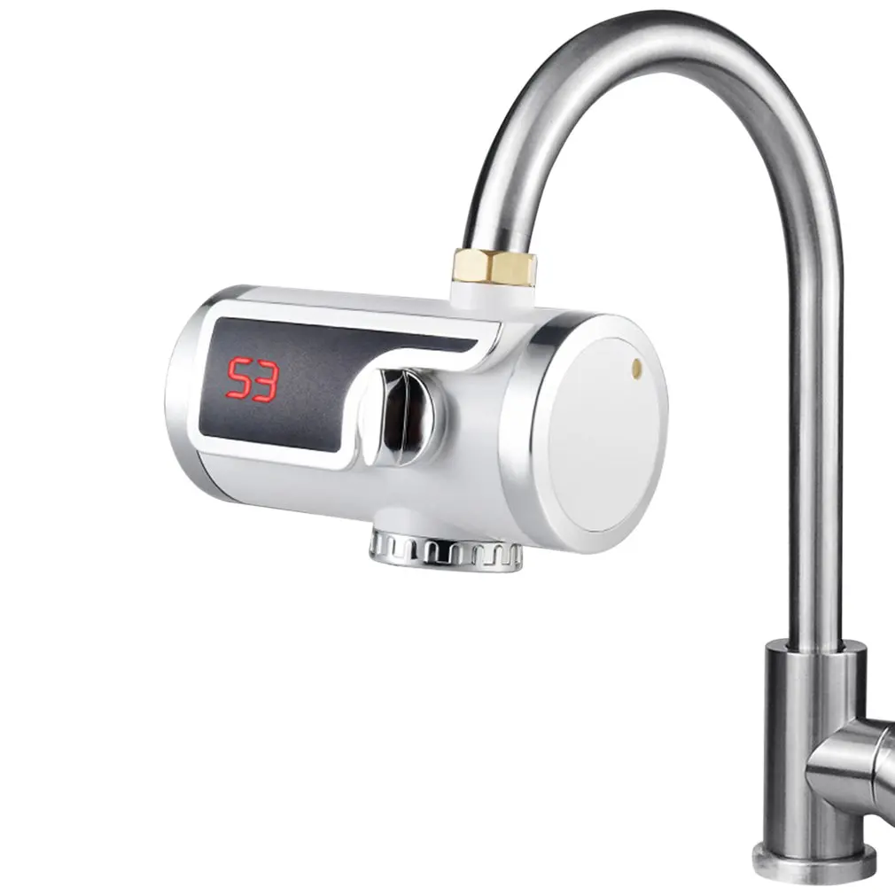 

Durable Electric Hot Water Heater Faucet Kitchen Instant Heating Tap Water Heater With LED Water Faucet