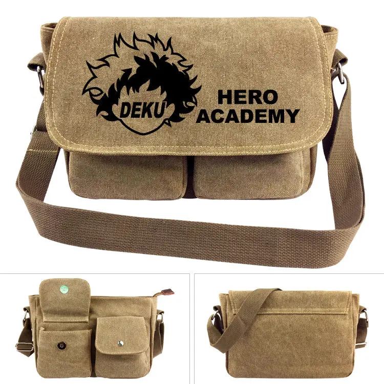 Сумки-мессенджеры на плечо My Hero Academy Boku no Hiro Izuku Midoriya школьная сумка дорожная сумка через плечо повседневные рабочие сумки - Цвет: B