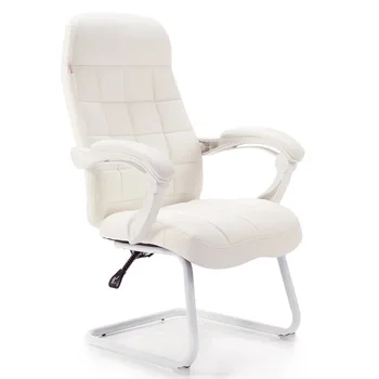 

Home computer chair office boss stool white bow reclining gaming back study