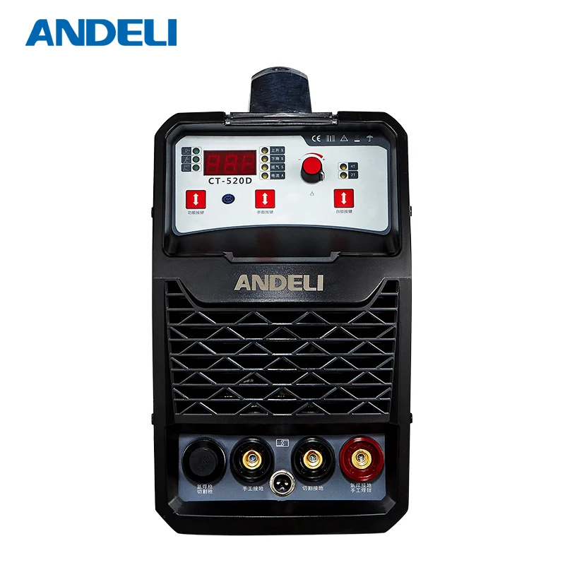

ANDELI CUT/MMA/TIG 3 in 1 Welding machine CT-520D Smart Portable Single Phase 3 in 1 Welder