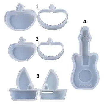 

Silicone Mold DIY Epoxy Resin Crafts Boat Apple Guitar Shape Jewelry Making Gifts Molds Decoration Cake Home Decor Handmade Craf