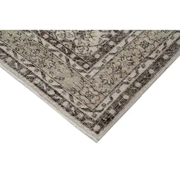 

206x311 Cm Beige Handmade English Vintage Area Rug-7x10 Ft