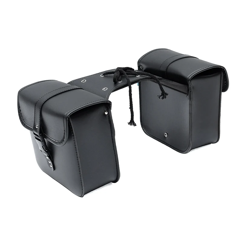 1 пара седельные сумки водонепроницаемый мотоциклетный боковой Чехол для хранения черный держатель Органайзер Универсальный практичный