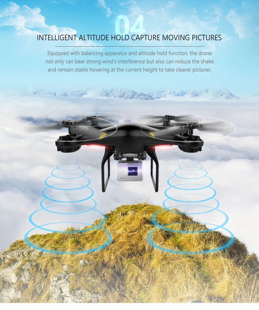 MJDToys JD106S Fly 25 минут Радиоуправляемый Дрон вертолет Квадрокоптер с дистанционным управлением и WiFi HD камера автоматический возврат высокой фиксацией и sg600 dm106 вертолет