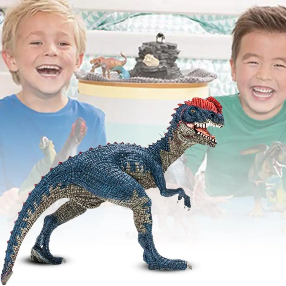 Для Мира Юрского периода 4 дюймов дилофозавр динозавр двойной Хохлатая ящерица