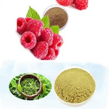 

Natural Extract Raspberry Ketone 60pcs and 60 pcs Green Tea Extract Clean We ight Loss