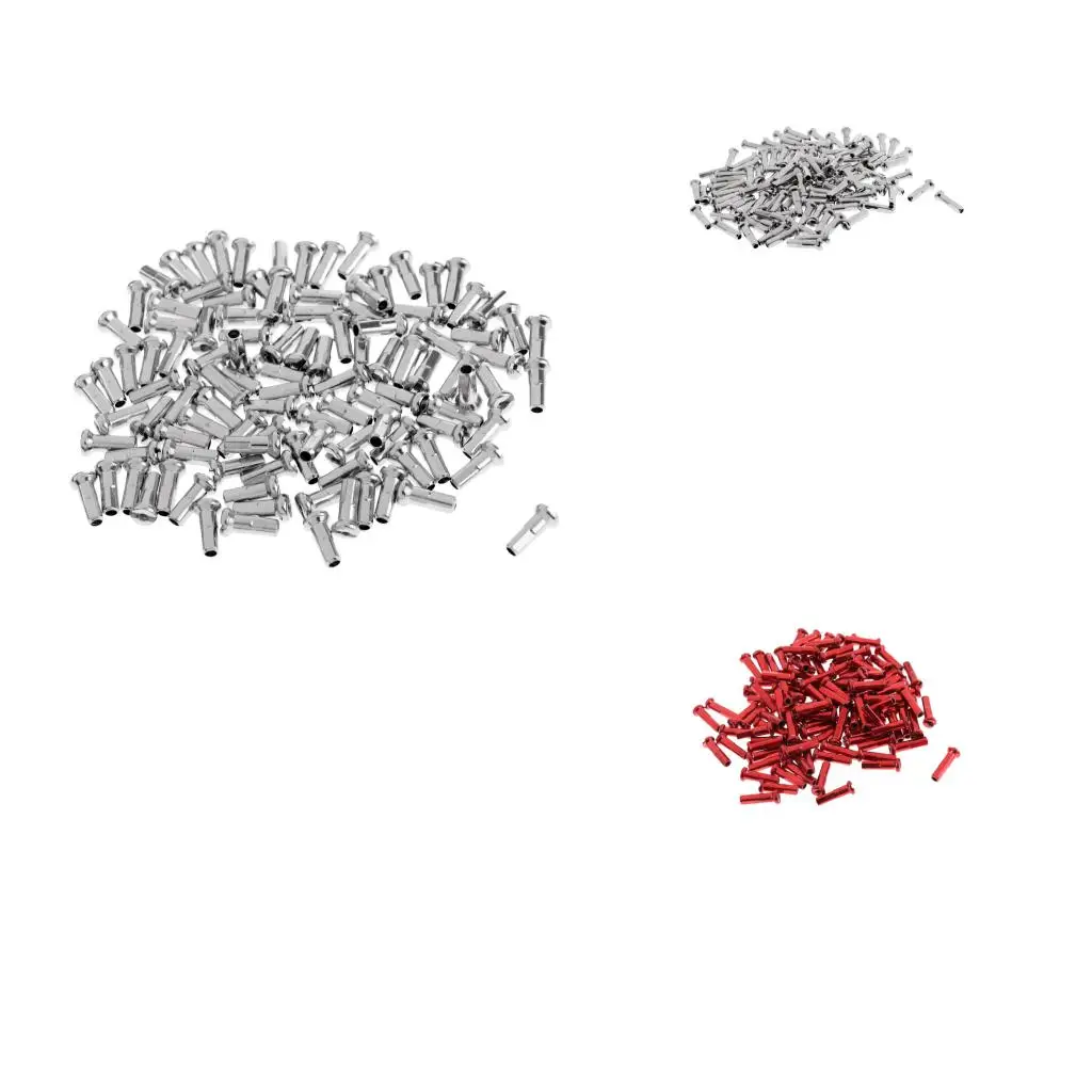 100Pcs Universal 14G Bike Mountain Spoke Nipple Bicycle Nipples 12MM 16MM