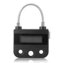 Многоцелевой замок времени Водонепроницаемый USB Перезаряжаемый переключатель времени замок USB литиевая батарея с зарядным экраном и кнопками