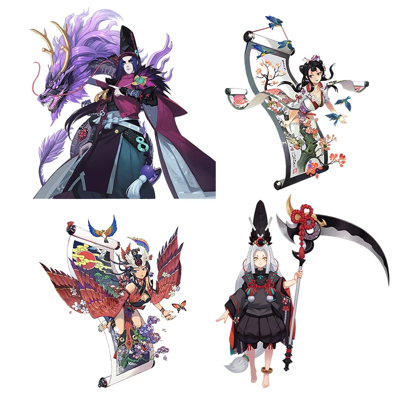 Three Ratels CYX6 горячее аниме ONMYOUJI Shikigami стикер стены Автомобильная наклейка Доберман