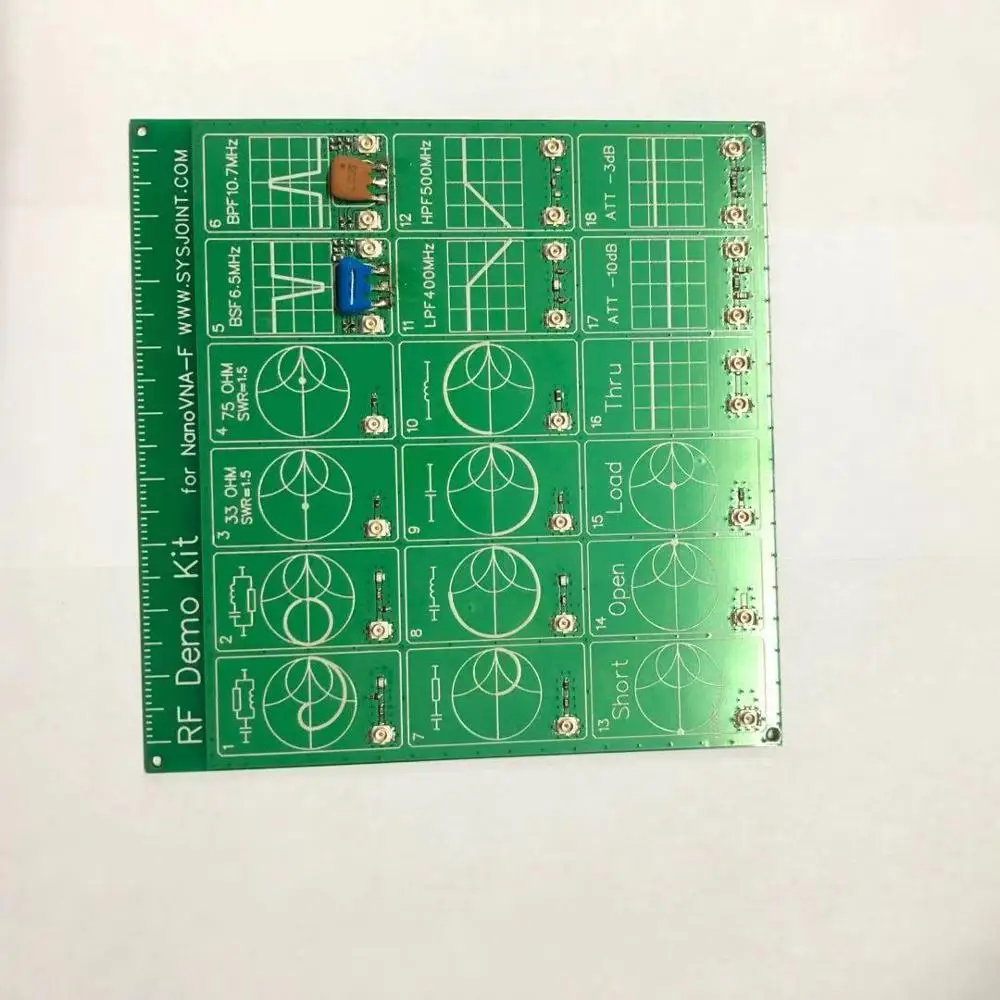 RF Demo Kit For NanoVNA VNA RF Test board Vector Network Test Filter / Attenuator