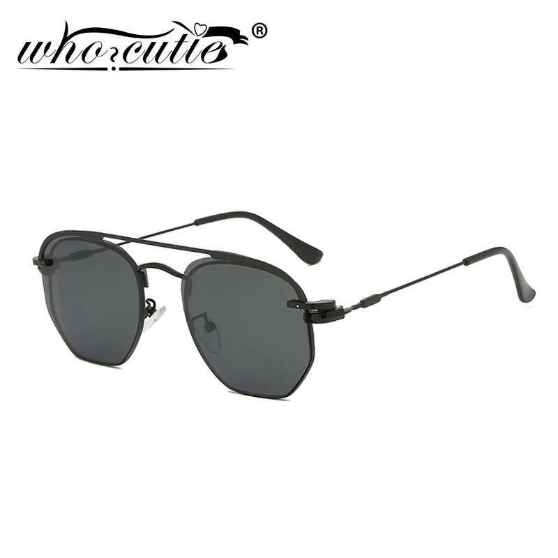 WHO CUTIE 2020 Fashion Polarized Clip on Round Style Sunglasses Vintage Removable Lens Brand Design Sun Glasses Shades Men S166 |
