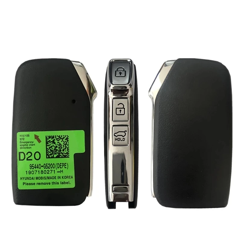 KEYECU Replacement Smart Remote Key FOB 3 Button 433MHz ID47 for Kia Niro FOB-4F23, P/N: 95440-G5200