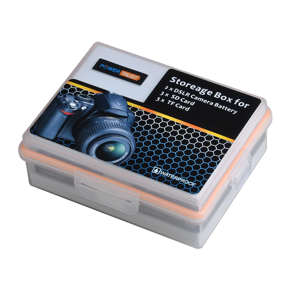 Battery Box PowerTrust Батарея для экшн-Камеры GoPro hero 5 hero 6 hero 7/8 черный батареи и тройной Зарядное устройство для экшн-камеры GoPro hero Akku емкостью экшн Камера - Color: Battery Box