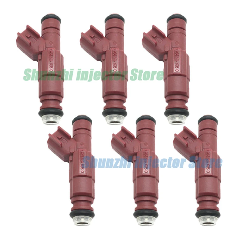 6 шт. Форсунка топливной форсунки для Dodge Dakota Durango Ram 1500 2500 3500 5.9L 0280155934