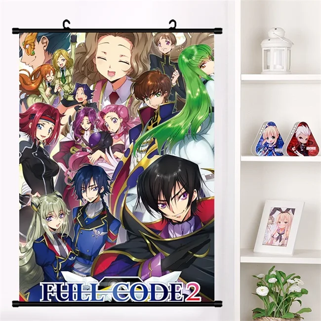 Аниме Code Geass Lelouch Lamperouge рыцарь семи c. Аниме настенные настенный плакат коллекция домашнего декора - Цвет: V