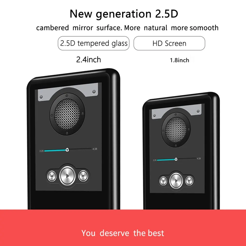 X2 MP4 vedio-плеер с громкоговоритель Bluetooth экран и встроенный 16 ГБ Портативный MP3 walkman с FM/запись