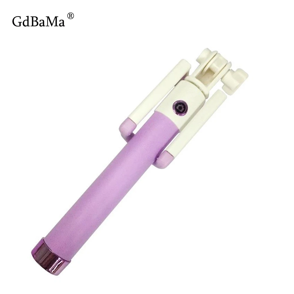 

Universal Mini Selfie Stick With Button Wired Silicone Handle Monopod For iPhone XR X XS MAX Xiaomi Huawei Samsung Selfie Sticks