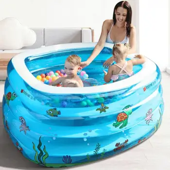 

Baby Swimming Pool With Thick Collapsible Household Insulation Children Indoor Family Child Baby Swimming Bucket