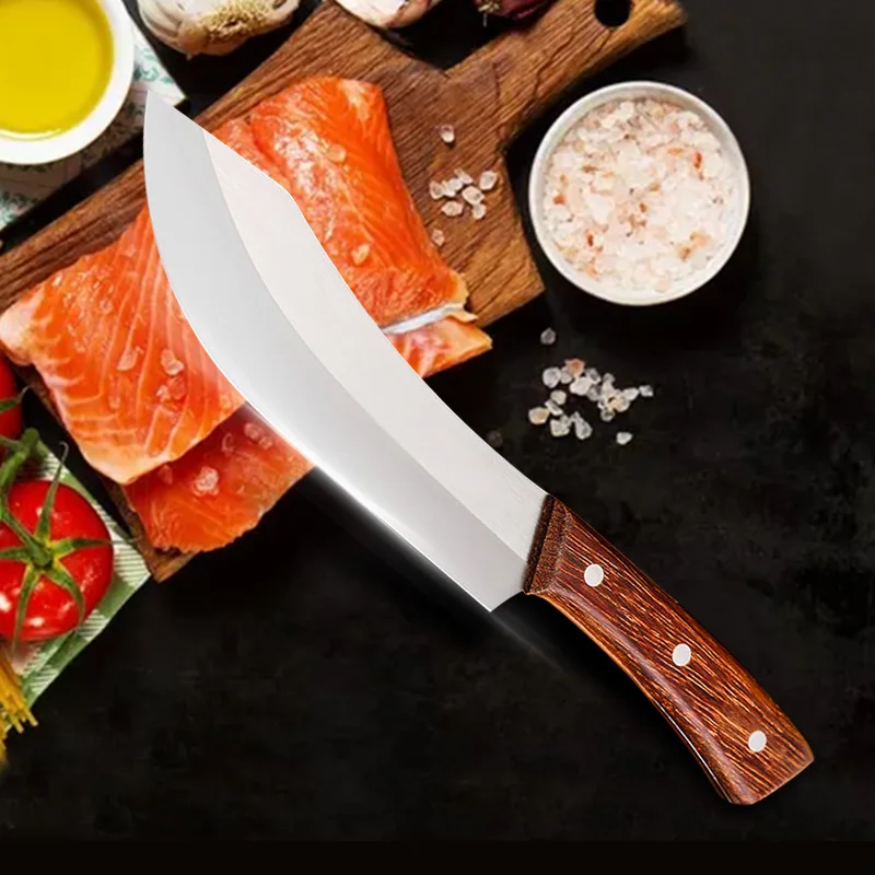 Vegetables Meat Chopping Knife Stainless Steel Butcher Cleaver Knife