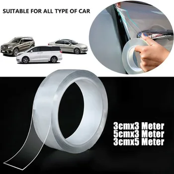 

Car Door Edge Paint Protective Guard Film Anti-Scratch Bumper Strip Clear Transparent Anti-Scratch Strip Accesorios Para Auto