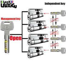 Management key and independent key lock core customization，one key opens all locks Door lock Cylinder door Door cylinder lock