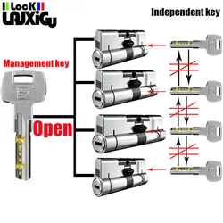 Management key and independent key lock core customization，one key opens all locks Door lock Cylinder door Door cylinder lock