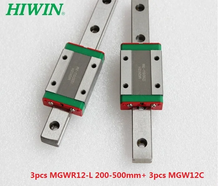 3 шт./лот оригинальная железная дорога головного света Hiwin-380 мм + блока MGW12C |