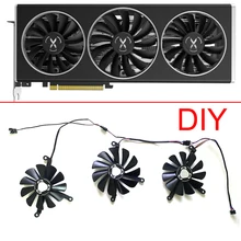 

DIY Cooling Fan For XFX RX 6700 XT 12GB GPU Fan CF1010U12S 85MM 95MM 4PIN DC 12V 0.45A Graphics card fan replacement