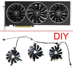 Ventilateur de refroidissement pour XFX RX 6700 XT 12 go GPU, 85MM 95MM 4PIN DC 12V 0.45A, carte graphique de remplacement, bricolage 