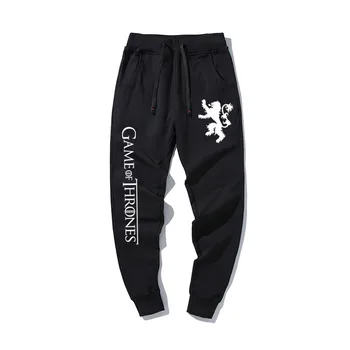 

2020 Game of Thrones Sweatpants Lannister Lion Casual Cotton Trousers Ladies Lover Harem Joggers Pants Casual Sports Sweatpant