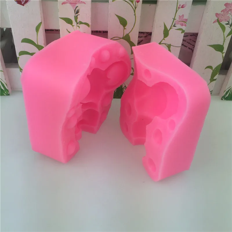 Силиконовая форма в форме мыши мягкая для сладостей сыра стерео 3D кухонная