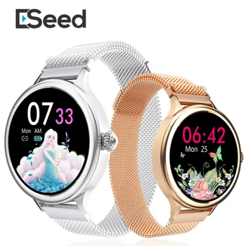 

ESEED 2020 EM4 smart watch women 1.1inch full touch screen Multi watch face Sport Remote Camera Call message reminder smartwatch