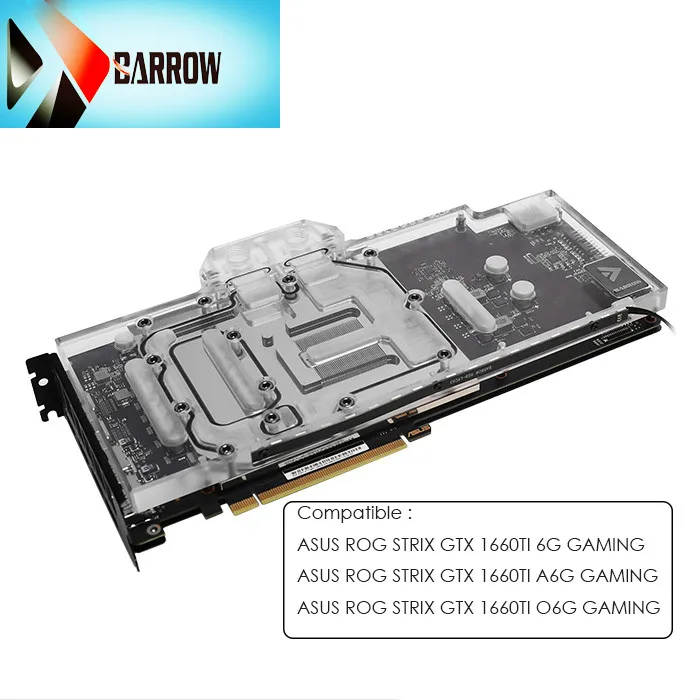 ^*Best Offers Barrow gpu cold block for ASUS ROG STRIX GTX 1660TI 6G / A 6G / O 6G GAMING, GPU cooler, full cover graphics card BS-ASS1660T-PA