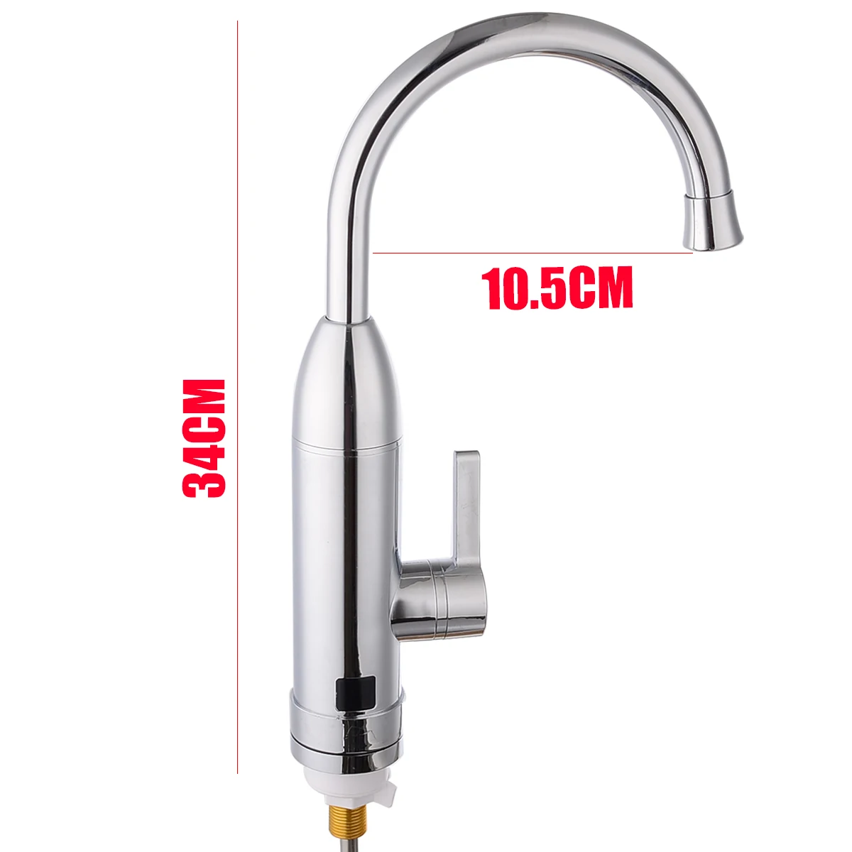 

LED Display Hot Water Heater 360 Degree Stainless Steel Instant Electric Faucet Tap Kitchen Faucets