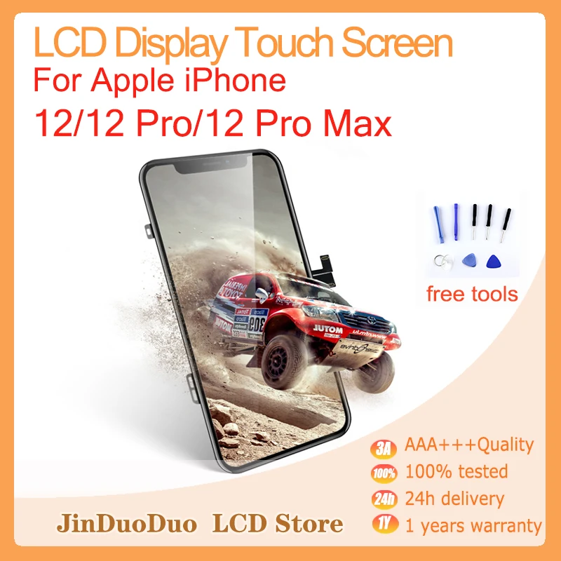 Amoled Per Iphone 12 Pro Max Display Lcd Touch Screen Digitizer Assembly Per Iphone 12 Pro Sostituzione Dello Schermo Lcd 12Mini Display