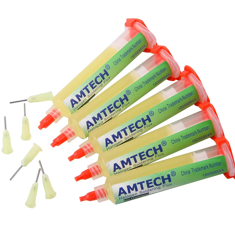 

Paste 100% Original AMTECH NC-559-ASM BGA PCB No-Clean Solder Paste Welding Advanced Oil Flux Grease 10cc Soldering Repair Paste