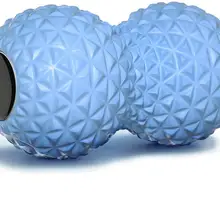 Fitness Peanut Massage Ball Roller Double Lacrosse Ball Deep Tissue Foam Massager for Hand, feet, Back, Muscle Relaxation