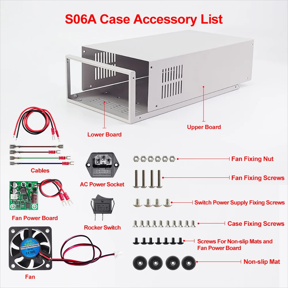 S06A/RD6006/RD6006W DC-DC напряжение тока понижающий модуль питания корпус понижающий преобразователь напряжения вольтметр корпус