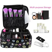 Docolor большой емкости портативный косметический Органайзер для макияжа сумка для хранения для путешествий многофункциональная косметичка